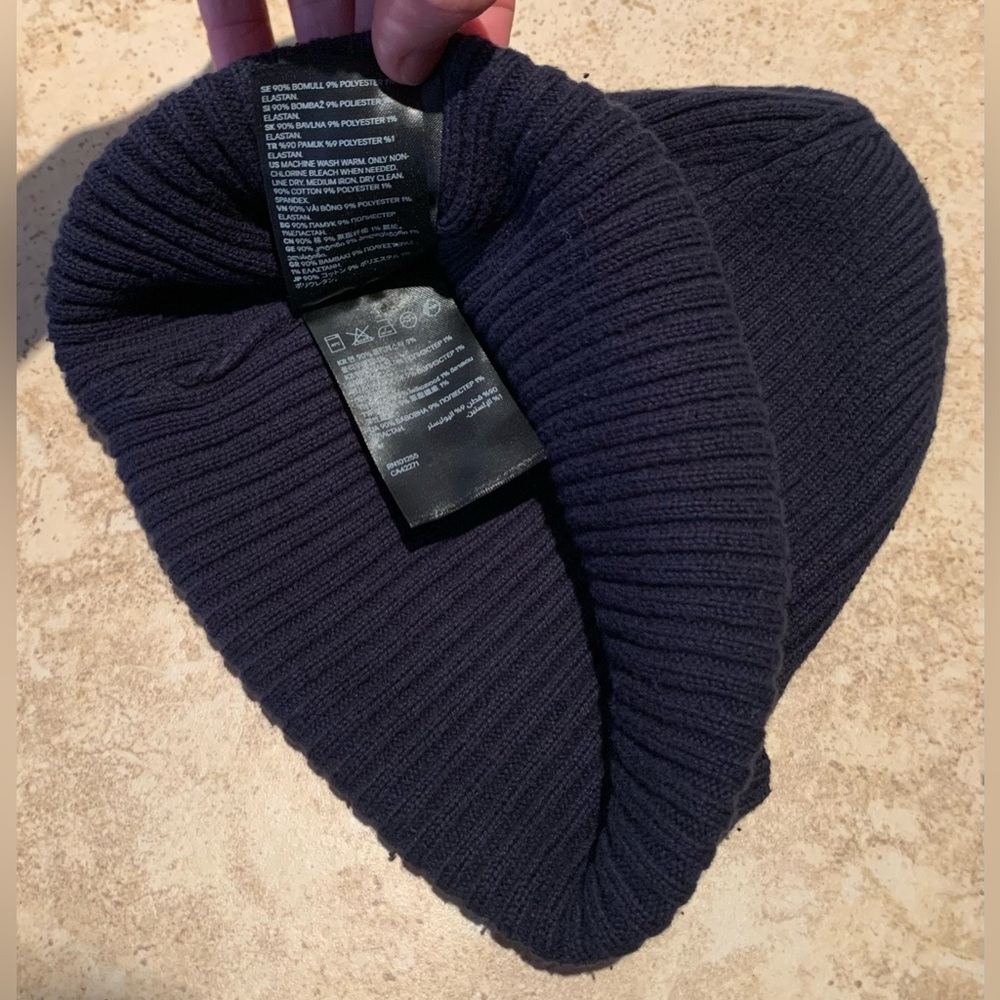 H&M Rib-Knit Beanie Hat - Picture 6 of 9